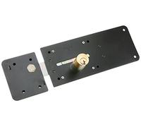 Ferroglietto solo catenaccio 6 mandate con cilindro fisso 012 - mm.60 (01260601)