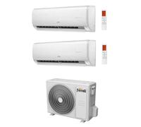 Ferroli Climatizzatore Dual Split 9+9 Giada M / Multi 3.2 Inverter R32 Condizionatore 9+9 (9000 + 9000 BTU) BTU