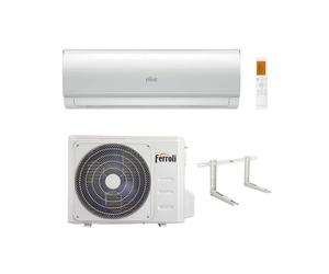 Ferroli Climatizzatore Monosplit Giada S 12000 btu Inverter R32 Wi-Fi con Staffa