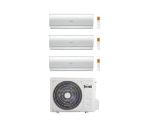 Ferroli Climatizzatore Trial split Giada M 12+12+12 con 2CP001RF-27-3 R 32 Inverter Wi-Fi
