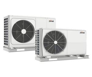 Ferroli Pompa Di Calore Reversibile Omnia M 3.2 da 6 kW per installazione esterna con compressore DC Inverter R-32 Wi-Fi con comando incluso