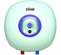 Ferroli Scaldabagno Elettrico 10 Litri Scaldino Scaldacqua ad Accumulo Sopralavello - GRB4TYAA Bravo