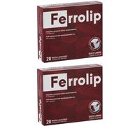 Ferrolip 20 Bustine Orosolubili Gusto Limone Set da 2 2x20 pz Bustina