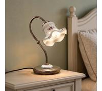 Lumetto Classico Chieti Metallo E Ceramica Nero Sfumato Rame 1 Luce E14