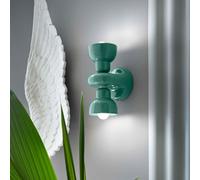 FerroLuce Applique da parete con doppio diffusore in ceramica dal design moderno [EEK: A]
