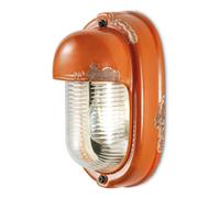 FerroLuce Applique da parete da esterni con diffusore in ceramica dal design ind [EEK: A]