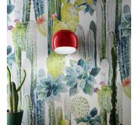 Ferroluce Applique in ceramica Ayrton, rosso Ferroluce