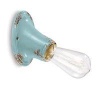 Ferroluce Applique in stile vintage C115 turchese Ferroluce