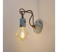 Ferroluce Applique in stile vintage C665 turchese Ferroluce