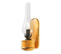 Ferroluce Applique Vintage a fiaccola, giallo Ferroluce