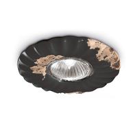 Spot Vintage Ceramica Nera 1 Luce Gu10 12Cm