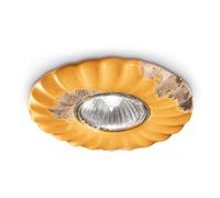 Spot Vintage Ceramica Gialla 1 Luce Gu10 12Cm