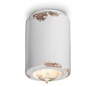 FerroLuce faretto da soffitto cilindrico con struttura in ceramica dal design in [EEK: A]