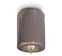 FerroLuce faretto da soffitto cilindrico con struttura in ceramica dal design in [EEK: A]