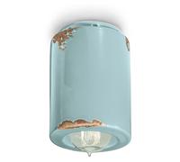 FerroLuce faretto da soffitto cilindrico con struttura in ceramica dal design in [EEK: A]