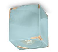 PLAFONIERA VINTAGE AZZURRO C987(VIA)