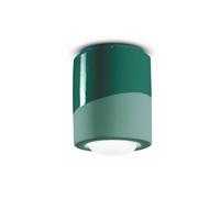 FerroLuce Faretto da soffitto grande rotondo interamente in ceramica dal design [EEK: A]