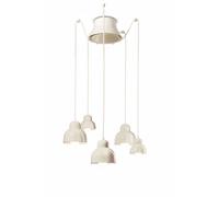 FerroLuce Lampada a sospensione con 5 diffusori in ceramica dal design moderno d [EEK: A]