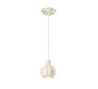 SOSPENSIONE PICCOLA CERAMICA AFOXE' CREMA C2640(CRM)