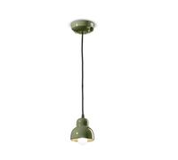 FerroLuce Lampada a sospensione con diffusore piccolo in ceramica dal design mod