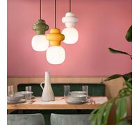 Ferroluce Lampada a sospensione Copacabana, giallo Ferroluce