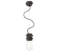 FerroLuce Lampada a sospensione dal design industrial interamente in ceramica Ur