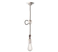 FerroLuce Lampada a sospensione in stile industrial con struttura in ceramica Vi [EEK: A]