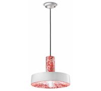 FerroLuce Lampada a sospensione interamente in ceramica decorata a mano dal desi [EEK: A]