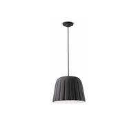 Ferroluce Lampada a sospensione Madame Gres in ceramica 30 cm antracite Ferroluce