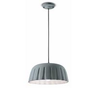 FerroLuce Lampada a sospensione piccola con paralume in ceramica dalle linee mod [EEK: A]