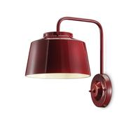 FerroLuce Lampada da parete con diffusore in ceramica dal design industrial 50's [EEK: A]
