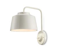 FerroLuce Lampada da parete con diffusore in ceramica dal design industrial 50's