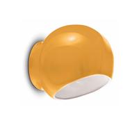 Applique Vintage Decò Ayrton Ceramica Giallo 1 Luce E27