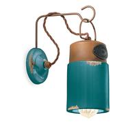 FerroLuce Lampada da parete dal design industrial con diffusore a cilindro in ce [EEK: A]