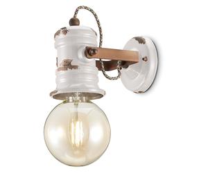 FerroLuce Lampada da parete diffusore in ceramica in stile industrial Urban Bian