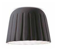 PLAFONIERA GRANDE MADAME GRES GRIGIO NERASTRO C2573(GRN)