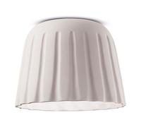 FerroLuce Lampada da soffitto grande con paralume in ceramica dalle linee modern [EEK: A]