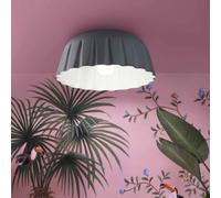 FerroLuce Lampada da soffitto piccola con paralume in ceramica dalle linee moder [EEK: A]