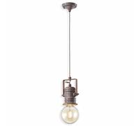 Ferroluce Lampadario Sospeso Urban Grigio Max. 53W E27 Fatto A Mano Ceramica
