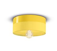 FerroLuce Plafoniera a soffitto piccola rotonda interamente in ceramica dal desi [EEK: A]