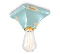 Plafoniera Vintage blu 15 cm Ferroluce