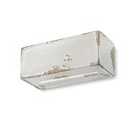 Applique Vintage Vague Vintage Ferro E Ceramica Bianco 1 Luce E27