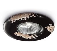 Spot Vintage Ceramica Nera 1 Luce Gu10 11Cm