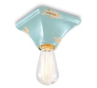 PLAFONIERA VINTAGE AZZURRO C135(VIA)