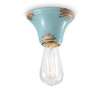 PLAFONIERA VINTAGE AZZURRO C133(VIA)