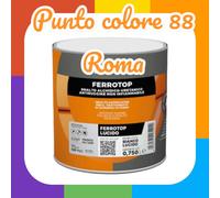 FERROTOP EVO GIOLLI SMALTO SINTETICO ANTIRUGGINE COLORI RAL LUCIDO 0,750lt