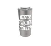 Ferrovia Transiberiana Bicchiere termico in acciaio inox doppia parete