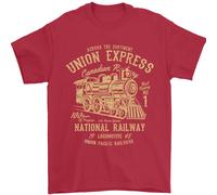 Ferrovia Treno Trainspotter Trainspotting Uomo T-Shirt 100% Cotone