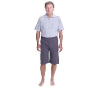 FERRUCCI COMFORT Bermuda PE Riabilitazione, 9018-B, Completamente Apribile dalla Vita alla Caviglia (IT, Testo, L, Regular, Regular, Grigio)
