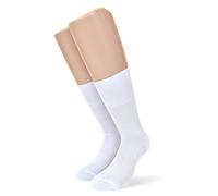 FERRUCCI COMFORT Calze sanitarie corte da uomo (6 Paia) in cotone - Contenitive - Non stringono, adatte anche ad anziani - Made in Italy (42/44, Nero)